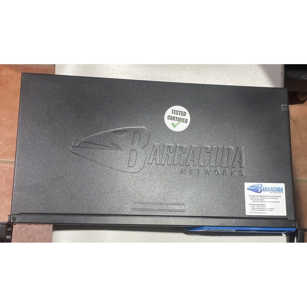 Barracuda Web Filter 210 Network Firewall Appliance BYF210a with Power Cord